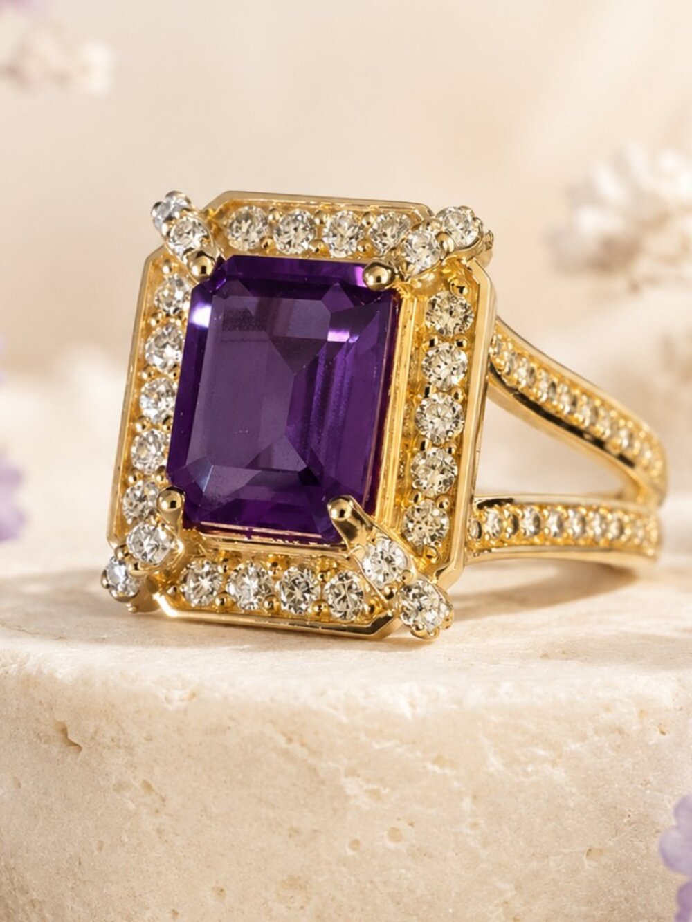 Alexandrite Radiance Ring
